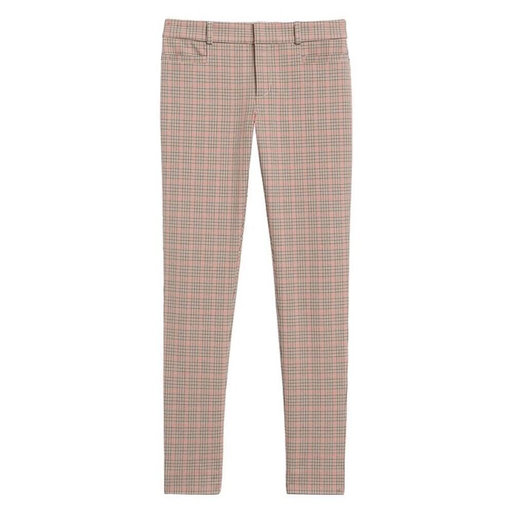 Banana Republic Sloan Skinny-Fit Camel Ankle Fall Houndstooth Pants Size 6